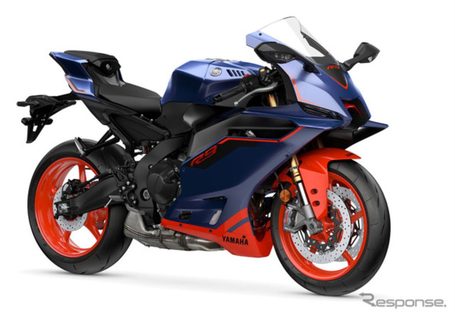 Yamaha добавила YZF-R9 яркую расцветку с алыми колёсами