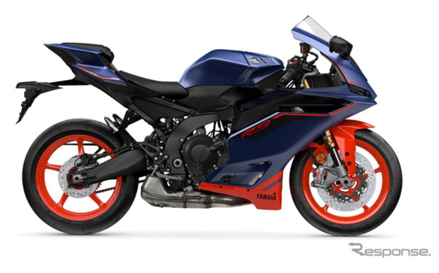 Yamaha добавила YZF-R9 яркую расцветку с алыми колёсами